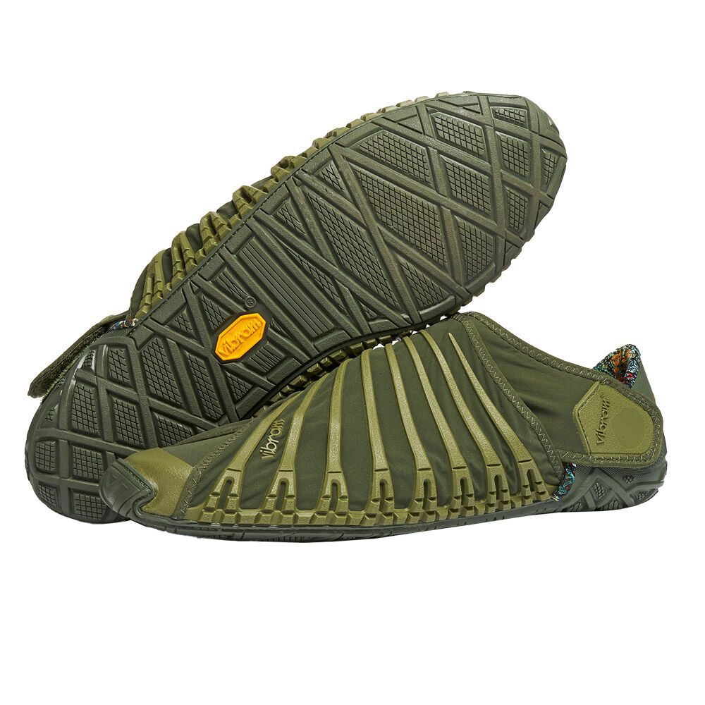 Vibram Furoshiki Low Férfi Cipő - Olivazöld LFLX785